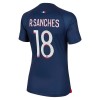 Camiseta de fútbol Paris Saint-Germain 2023-24 R.Sanches 18 Primera Equipación - Mujer